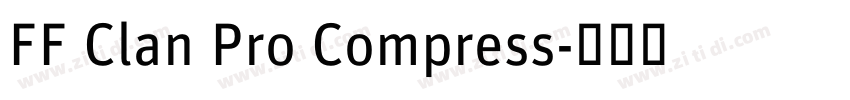 FF Clan Pro Compress字体转换
